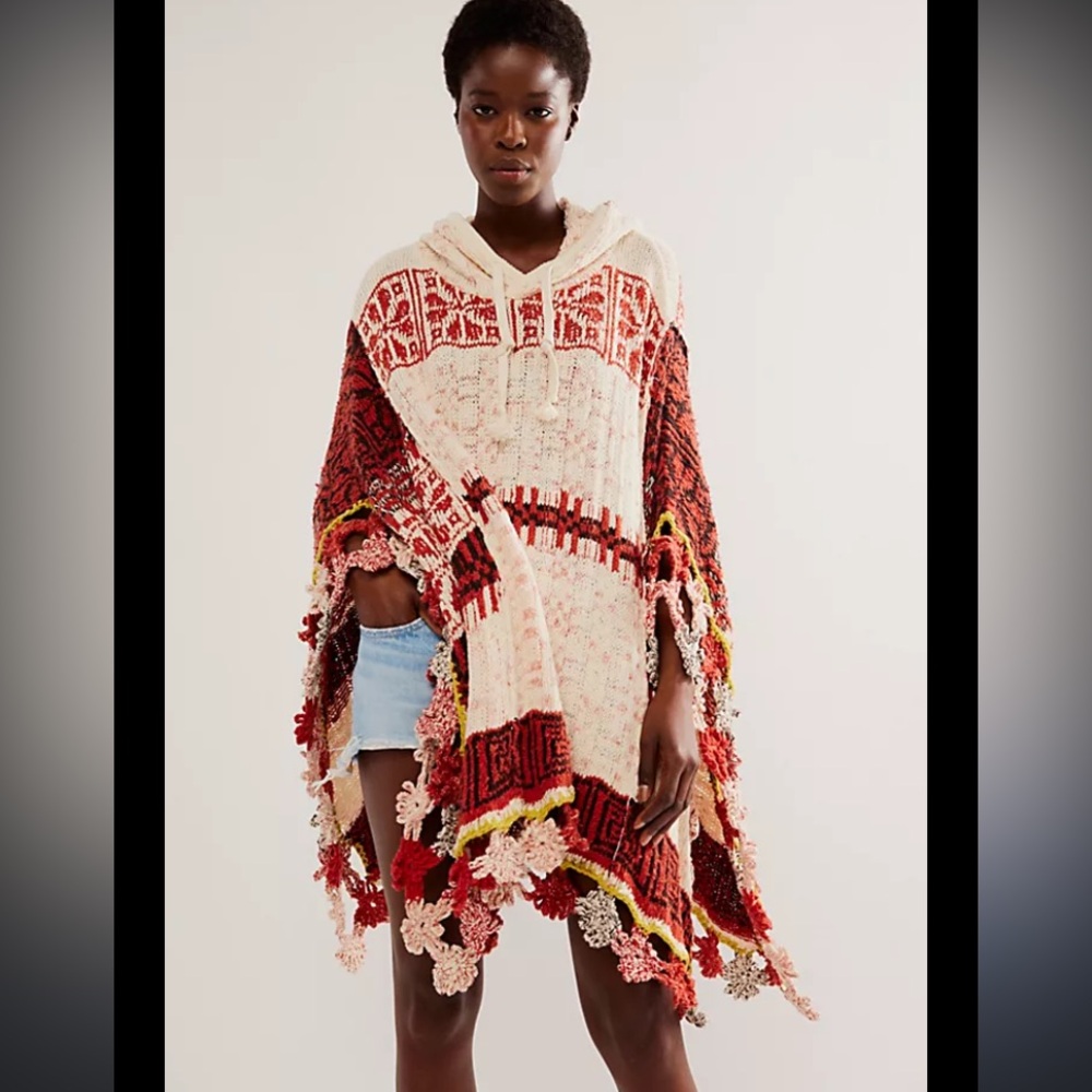 NWT Free People Poncho (tags attached)